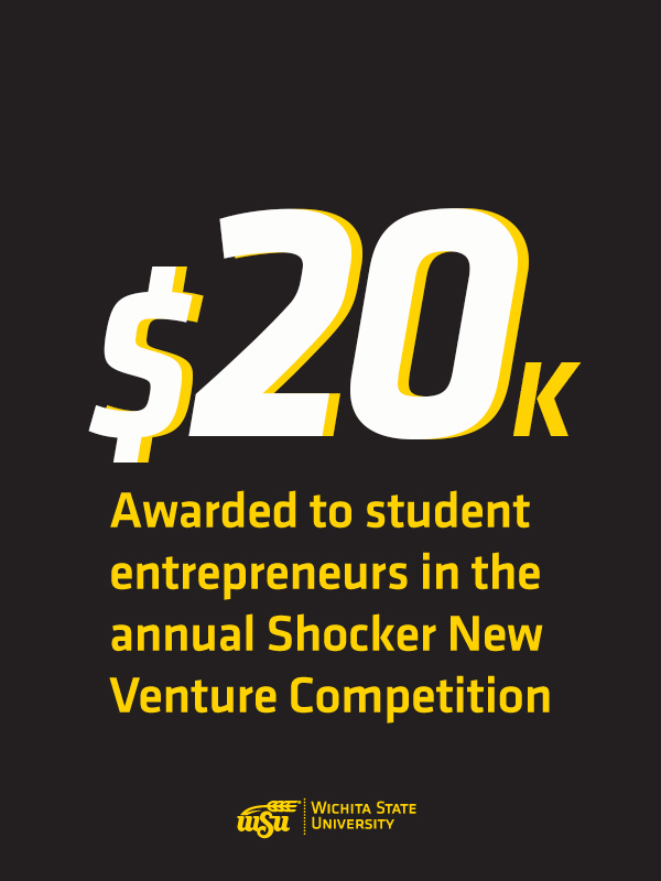 $20K awarded to student entrepreneurs in the annual Shocker New Venture Competition