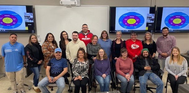 Group photo of the participants of the Fall 2021 Growing Rural Businesses Training iin Dodge City