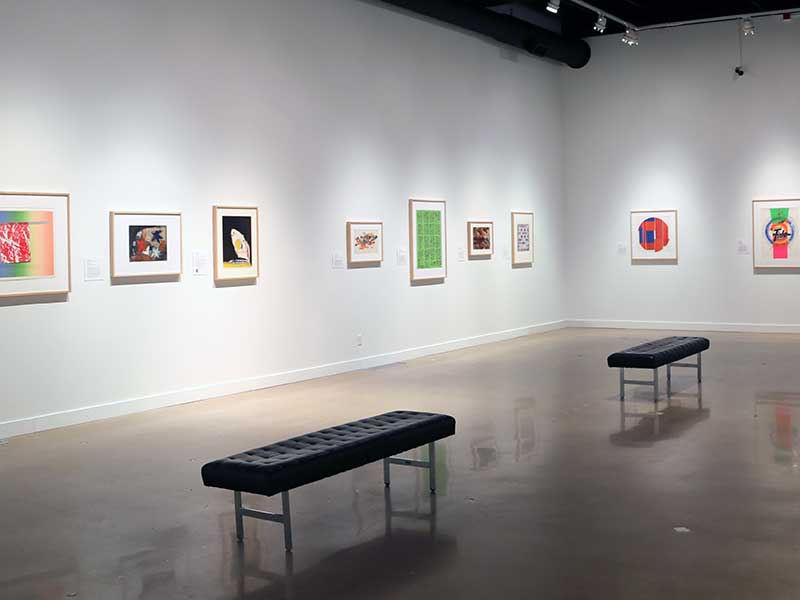 An exhibiton at the Clayton Staples Gallery in McKnight Art Center.