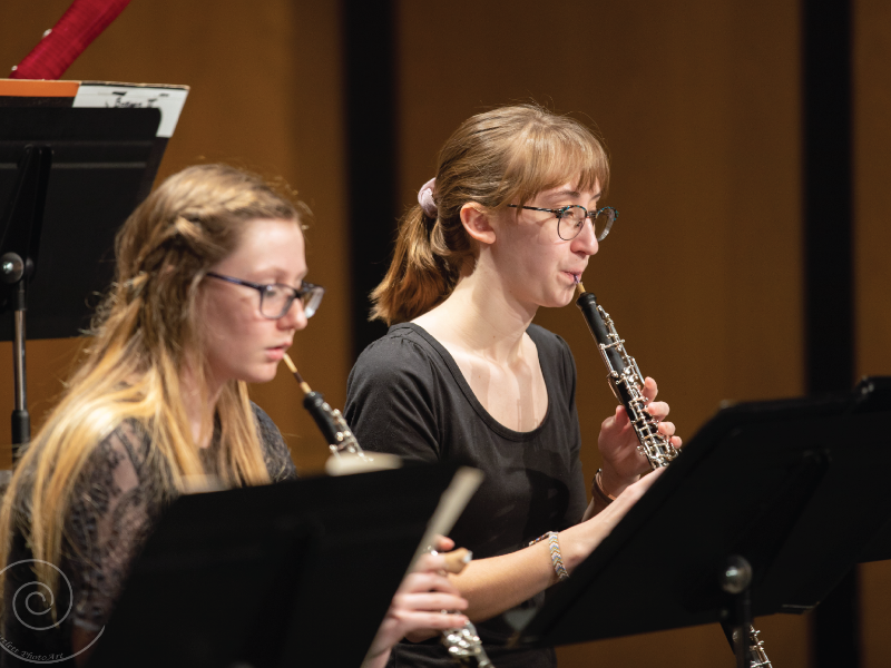 a photo of our oboe players