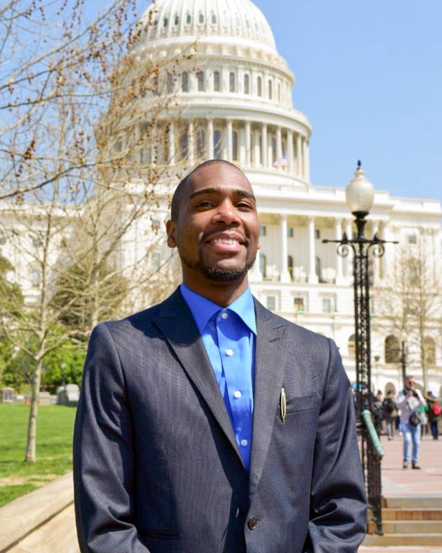 Abdul-Mannaan Giles at the U.S. Capitol
