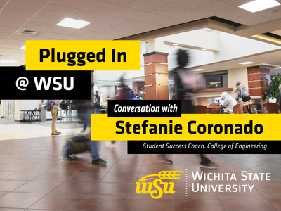 A Conversation with Stefanie Coronado, Student Success Coach Students walking in student center