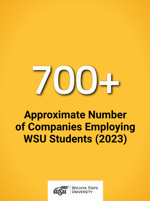Approxiate Number of Companies Employing WSU Students (2023) --700+