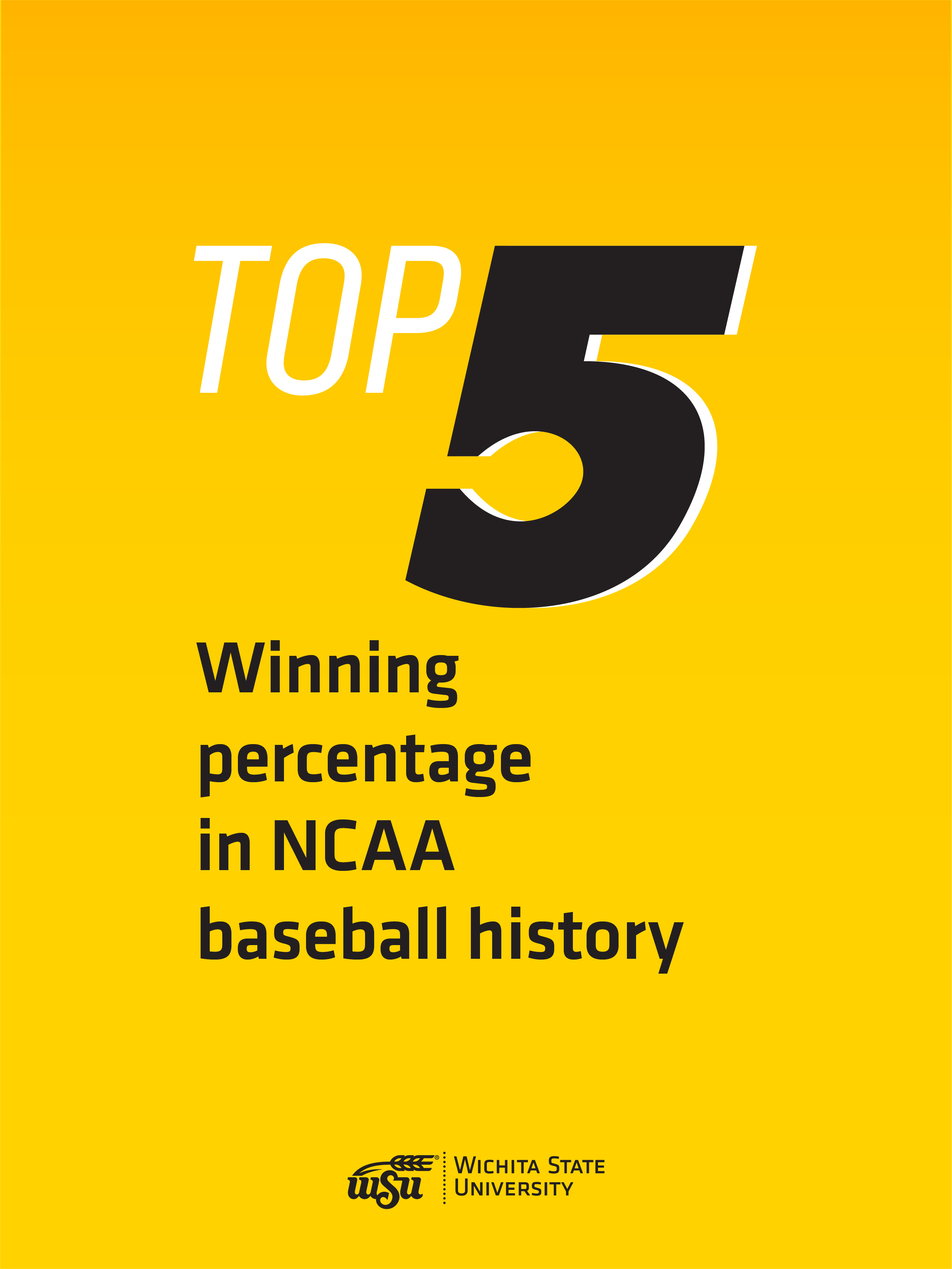 Infographic: Top five winning percentage in NCAA baseball history