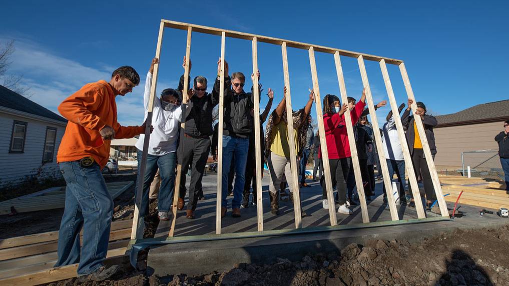 WSU build for Habitat for Humanity