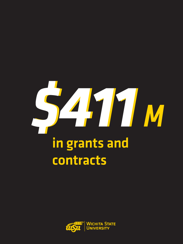 $411 million in grants and contracts