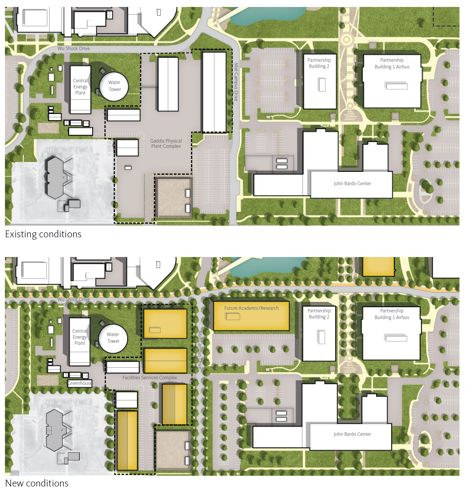 17th Street Gateway - Physical Plant map