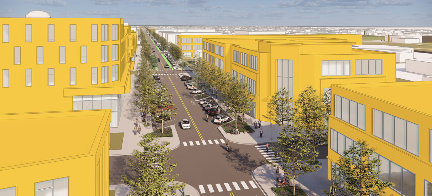 17th Street Corridor rendering