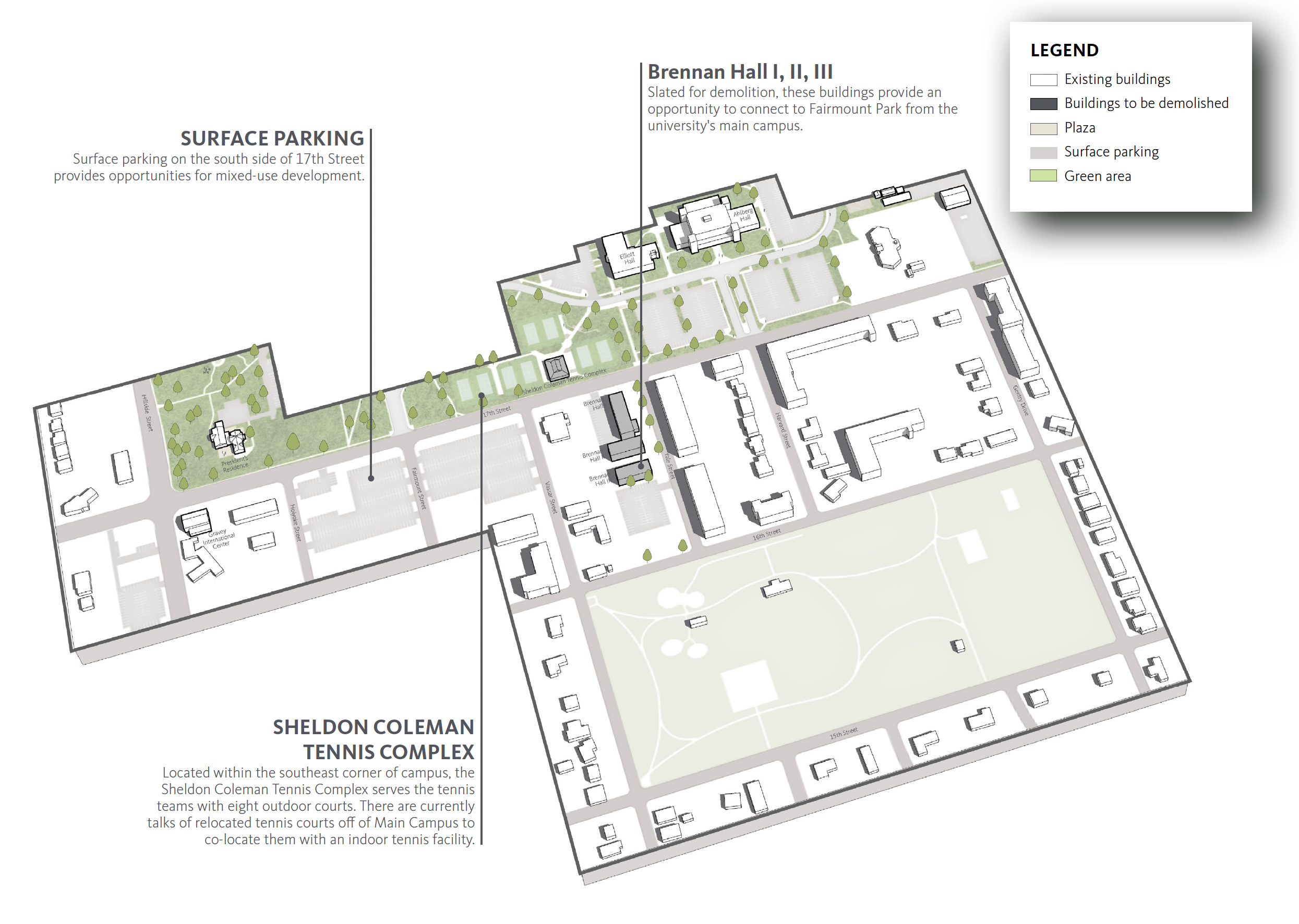 17th Street Gateway existing conditions