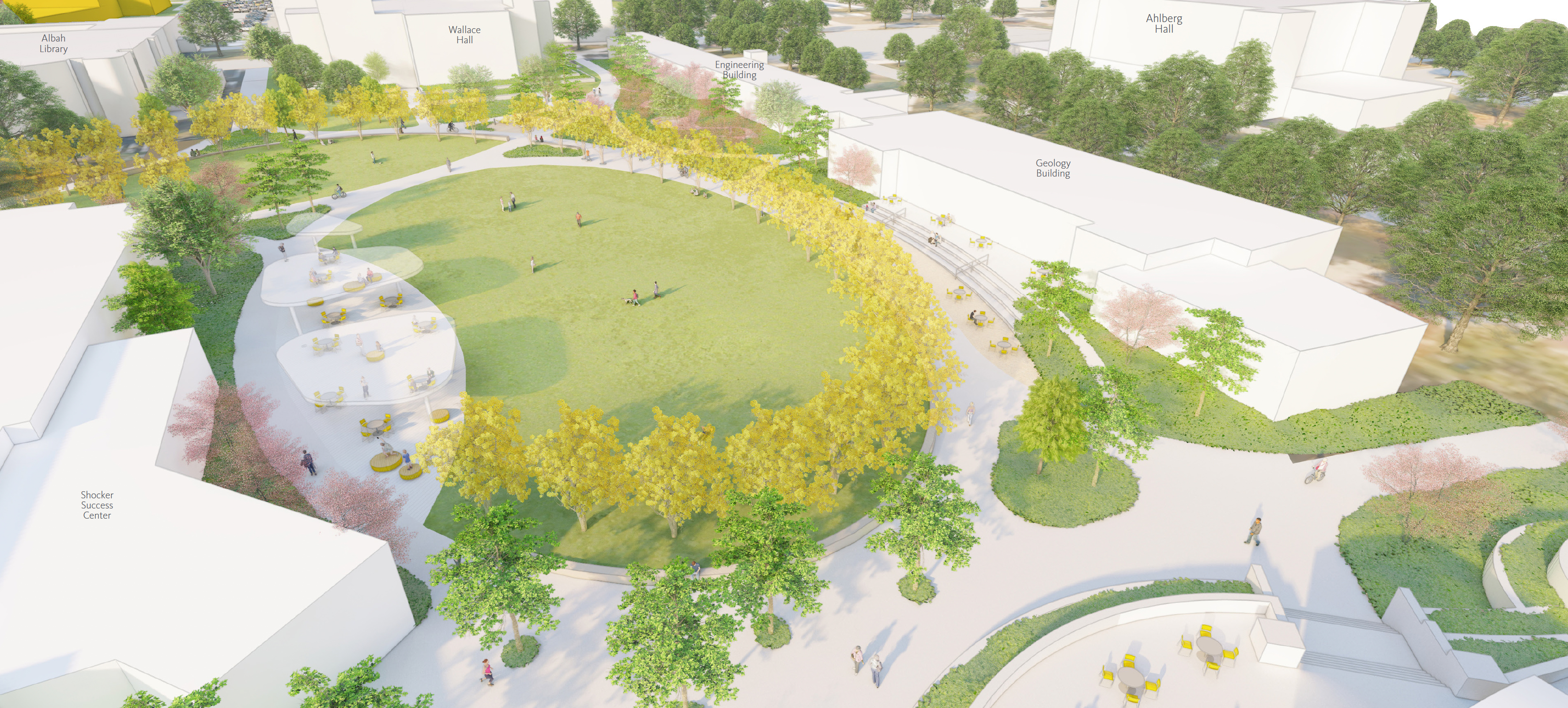 RSC Quad aerial rendering