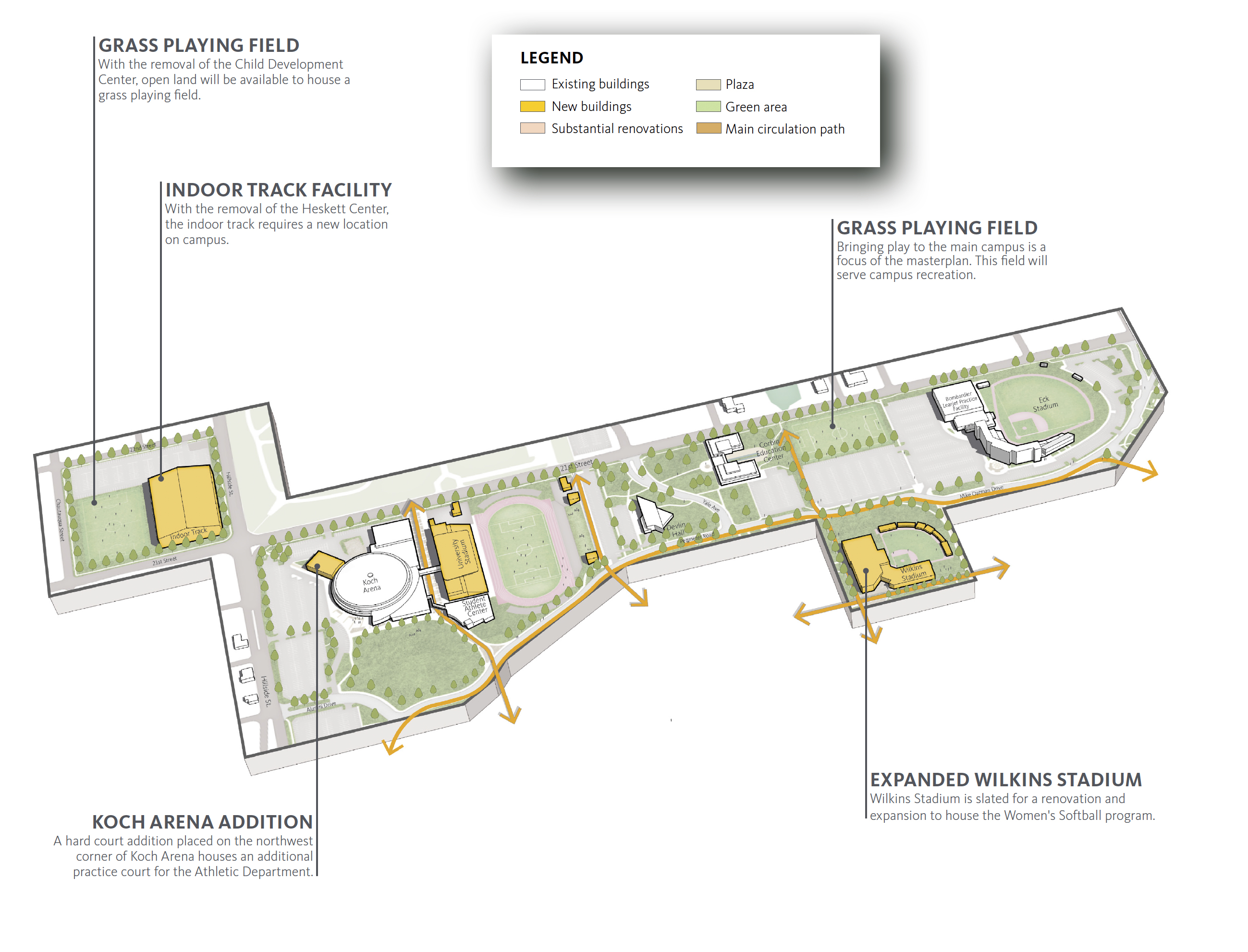 Academic Core District enhanced conditions map