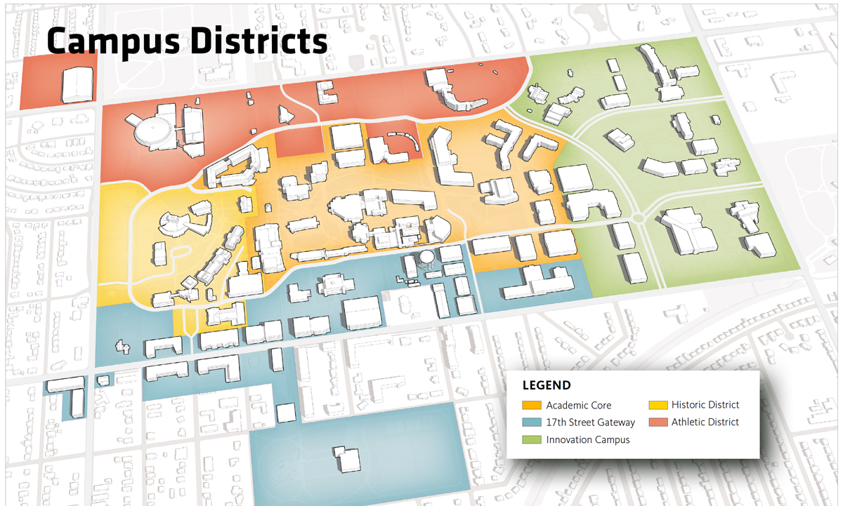 Campus Districts Map
