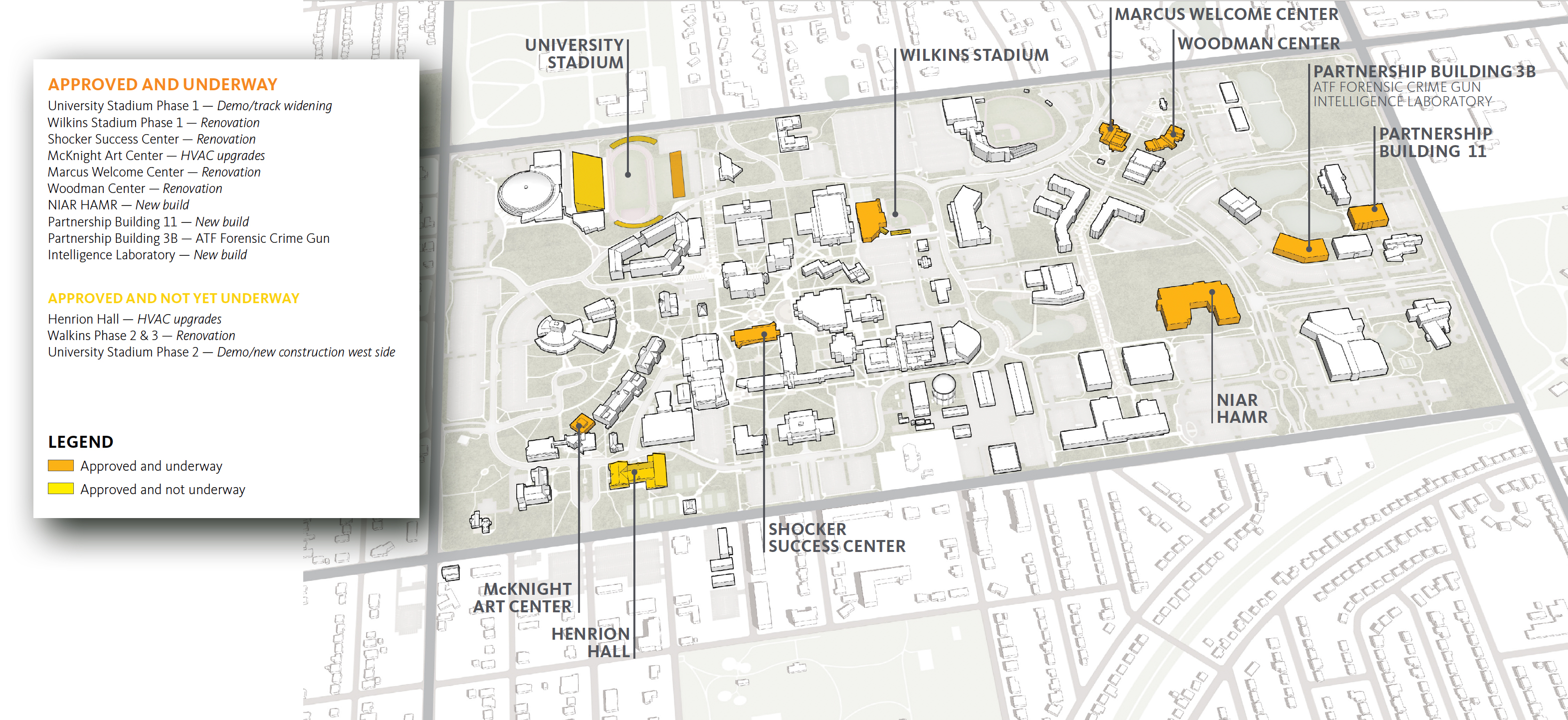 new buildings approved and underway