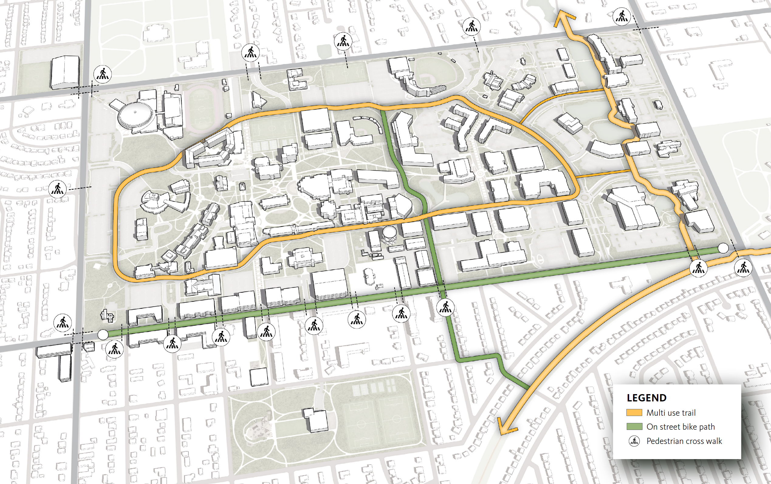 Bike and micro mobility map