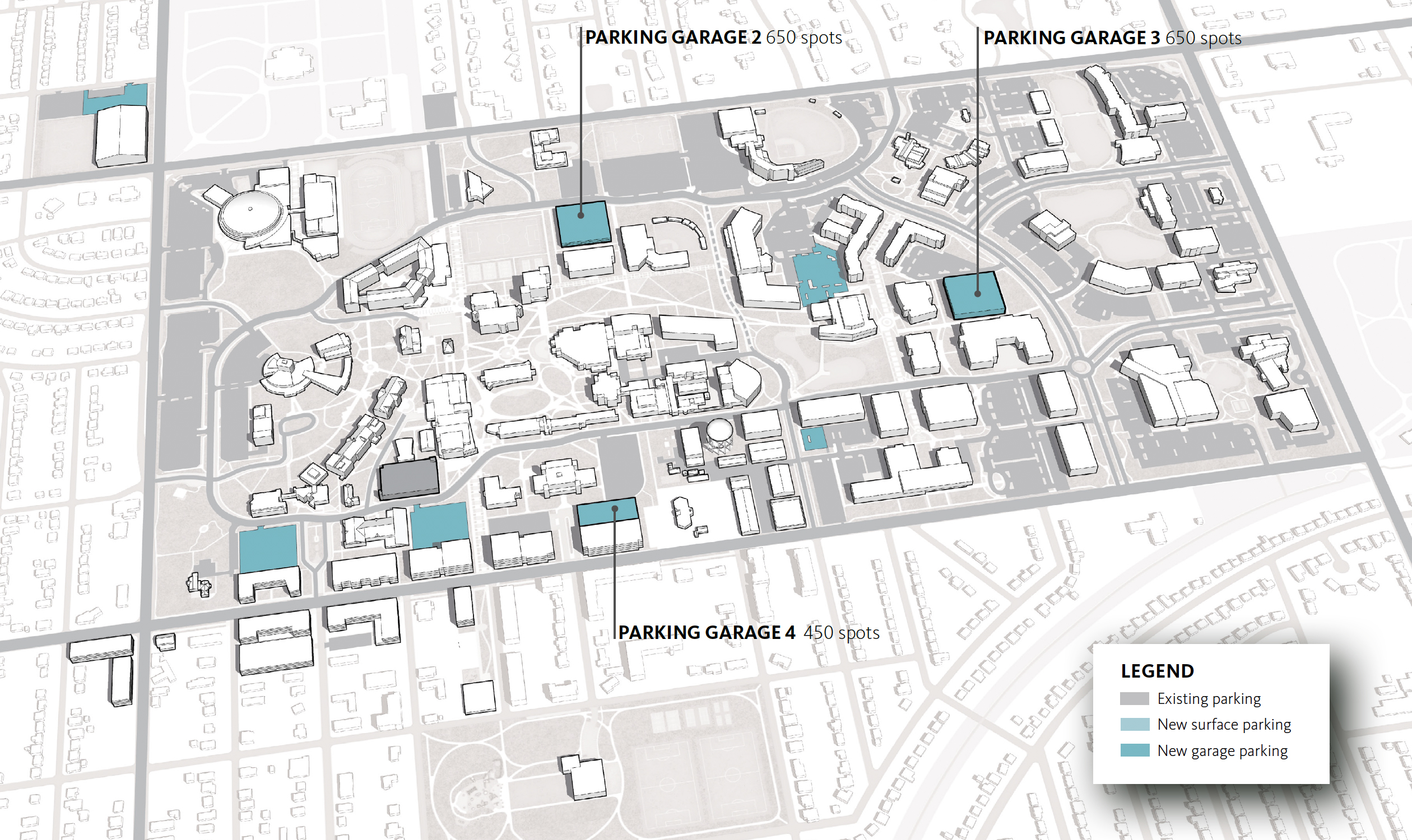 Proposed parking map