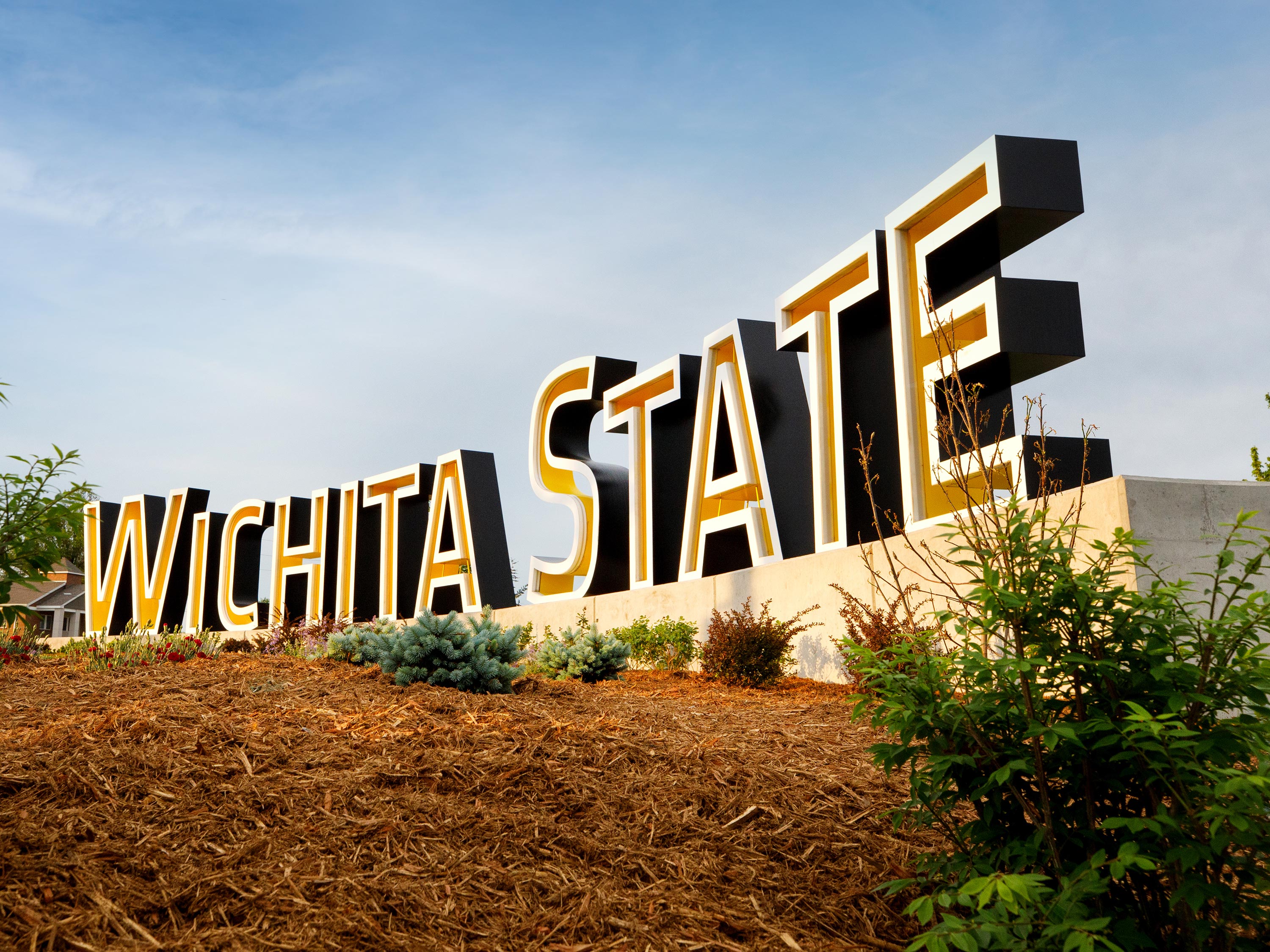 Wichita State Unviersity sign signage
