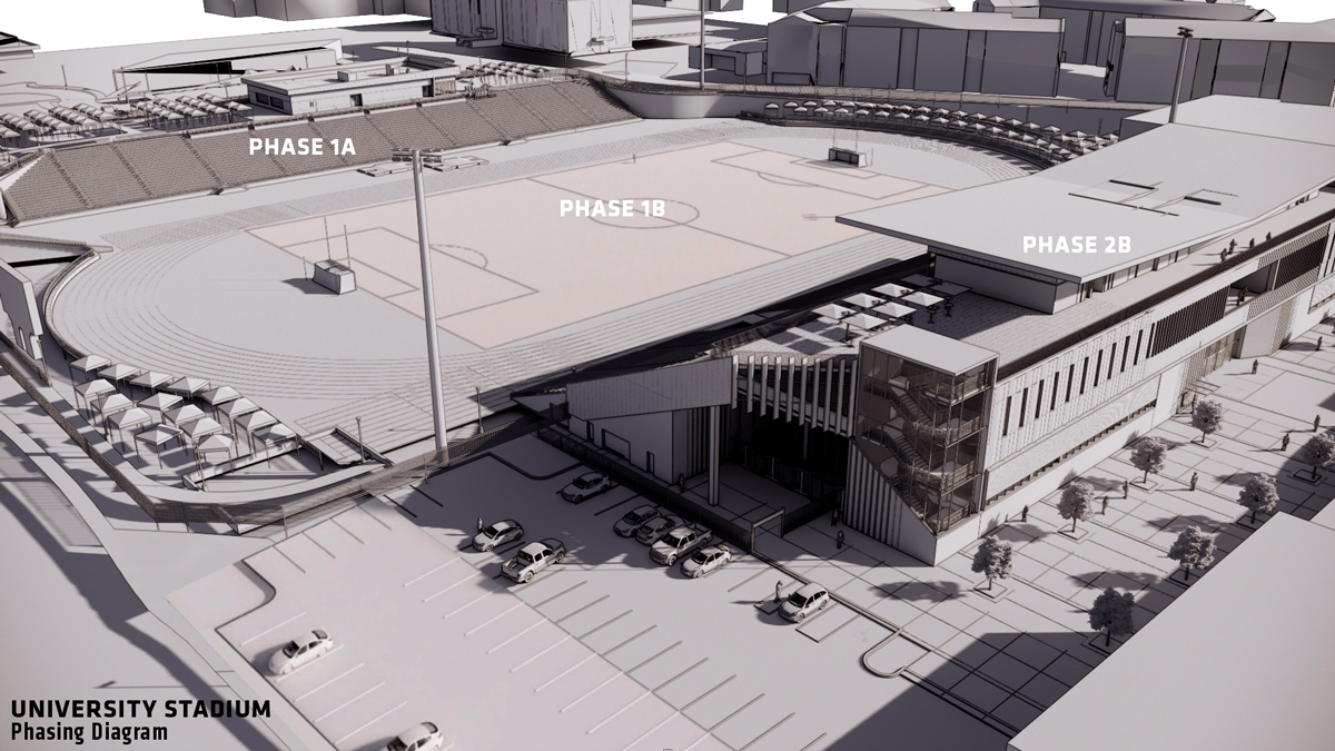 Rendering of potential Cessna Stadium renovation
