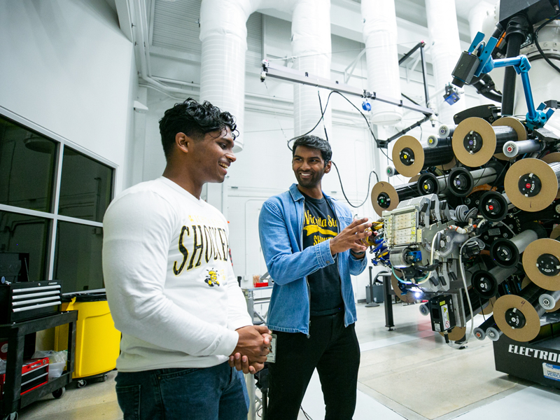 research students in lab research students in lab