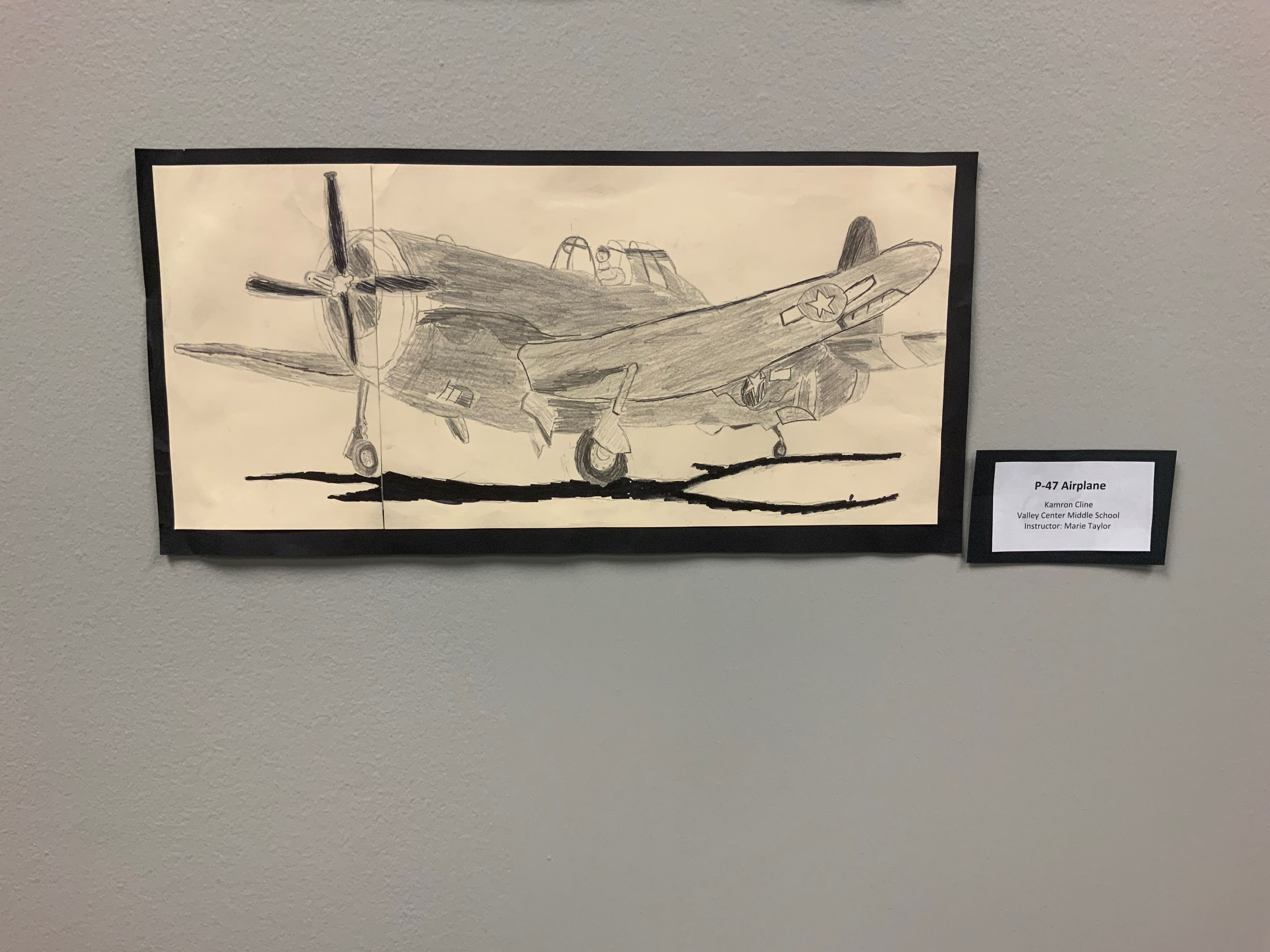 P-47 Airplane by Kamron Cline
