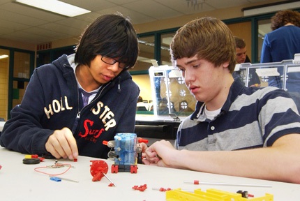 Kansas Project Lead The Way is sweeping its way through Kansas schools, improving science, technology, engineering and math skills along the way. The program combines innovation and technology to make learning fun for students.