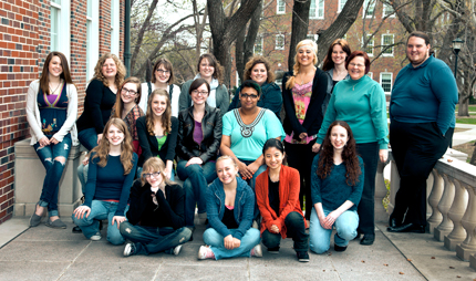 Members of the WSU Women's Choir, named Las Voces Dulces by director John Paul Johnson (not pictured), have been rehearsing diligently for their benefit performance of the emotionally difficult 