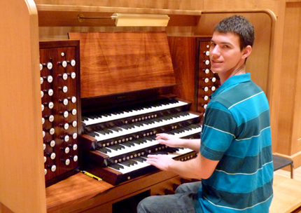 Patrick Harms has been selected for the 2011 Yale Organ Week in New Haven, Conn. Harms, a freshman, will have the opportunity to learn from renowned organists while rehearsing, studying and performing at Yale University. Yale Organ Week takes place June 12-18.