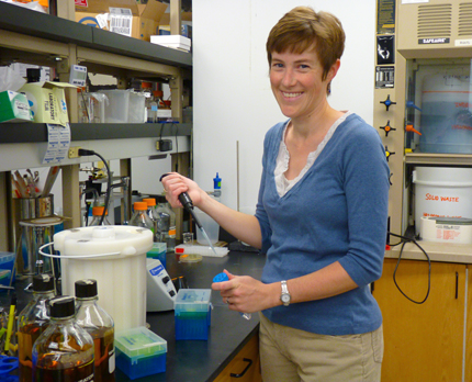 Moriah Beck is spearheading cancer research through her work as assistant chemistry professor at Wichita State.