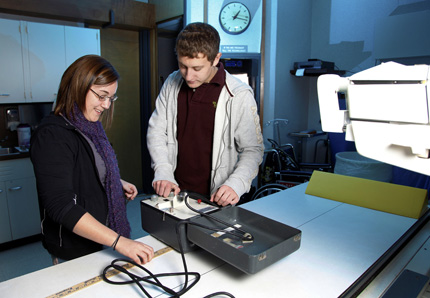 A group of students, led by WSU professors Michael Overcash and Janet Twomey, conducted sustainability and efficiency research in radiology departments at Wichita medical centers.