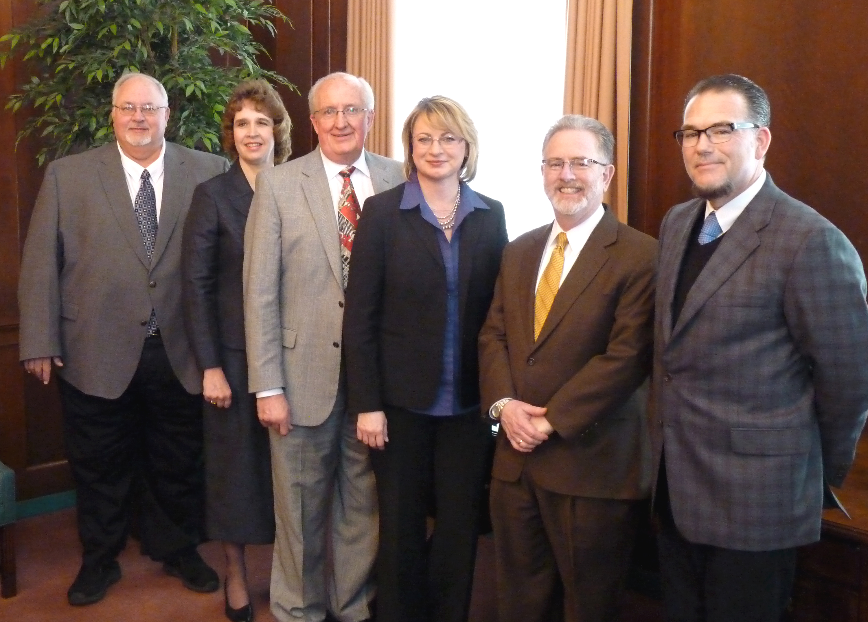 Wichita State and Butler Community College officials came together to sign an agreement allowing Butler students to transfer to WSU to finish their degrees in criminal justice.