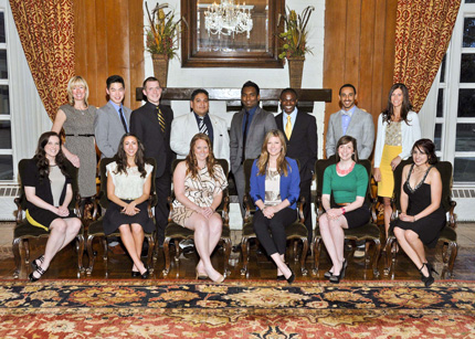 The Class of 2013 Senior Honor Men and Women of Wichita State University were honored at a banquet Tuesday, April 9, at the Wichita Country Club.