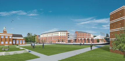 This rendering shows what the new residence hall on the Wichita State campus will look like. It's slated for completion by the fall 2014 semester.