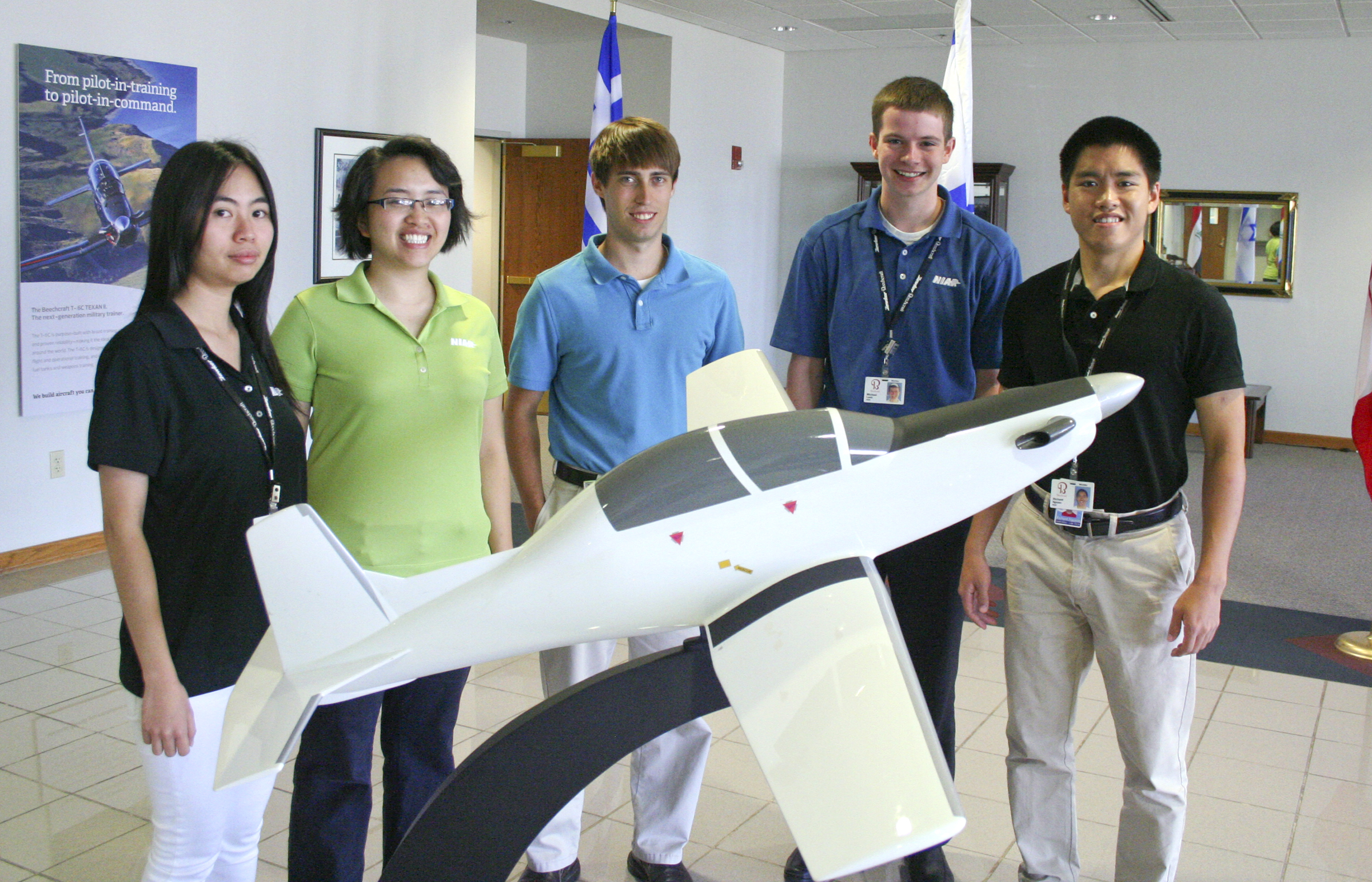 From left: Dan Nguyen, Jennifer Cao, Taylor Mayfield, Michael Lamb, Richard Nguyen.