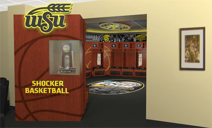 A generous Shocker alumnus has stepped forward with a donation of $250,000 to underwrite the renovation of the Shocker men's basketball locker room, which is scheduled for completion by the end of this summer.