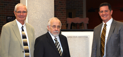 From left: John Bardo, Mike Heaston and Donald Gilstrap.