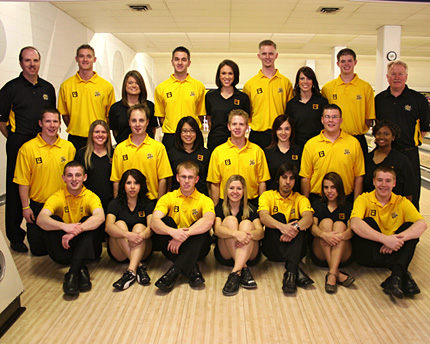 Wichita State men's and women's bowling team.