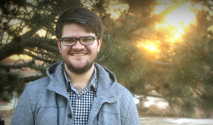 Aaron Hoffman is working to complete his Master of Arts in Spanish degree from Wichita State.