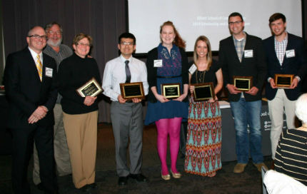 Eight Elliott School students were recognized with Outstanding Senior awards.