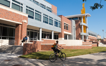 Wichita State University celebrated the renovated Rhatigan Student Center with a dedication and ribbon-cutting ceremony Sept. 15.