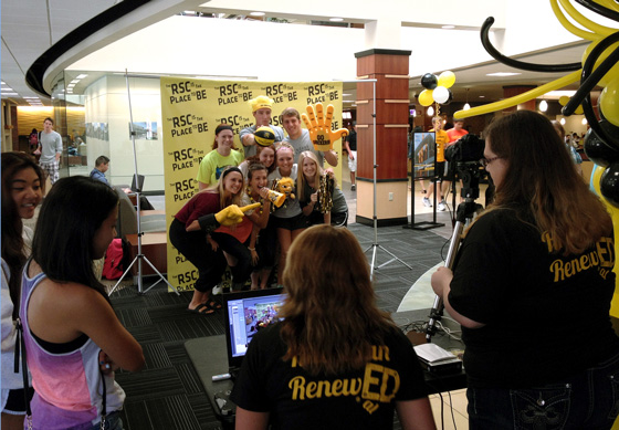 The newly renovated Rhatigan Student Center is the hub of campus life for WSU students.