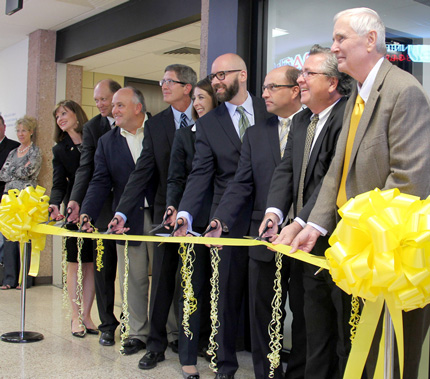 Koch Global Trading Center is officially dedicated with ribbon-cutting ceremony.