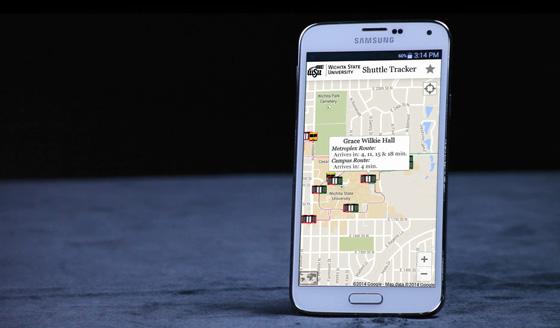 New mobile application will track WSU's buses to let users know when and where they will arrive next.