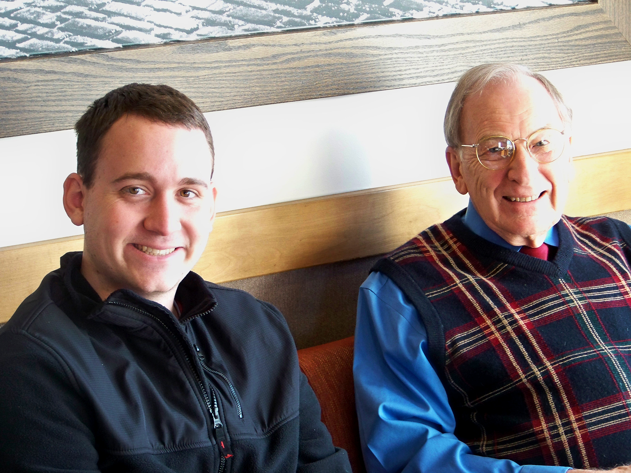 Representative Blake Carpenter and one of his mentors Kenneth Ciboski, associate professor of political science.