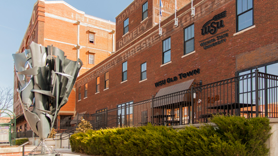 WSU announces plans for a major commitment to downtown Wichita with the creation of WSU Old Town, a complex of facilities and services located in the popular entertainment district.