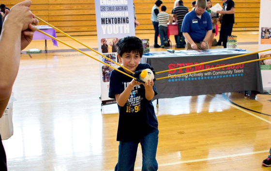 Collaboration between Spirit AeroSystems, Wichita Public Schools and STEMpact2020 allowed students a chance to do hands-on science activities with Spirit employees at an event held at Southeast High School last month.