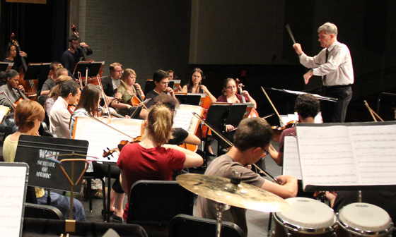 Conducted by Mark Laycock, faculty artist Geoffrey Deibel, professor of saxophone, will appear as soloist with the Wichita State University Symphony Orchestra.