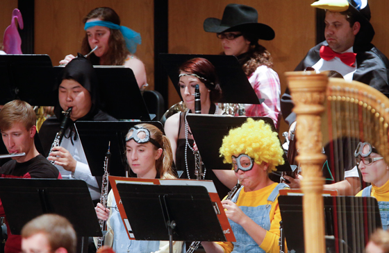 The Wichita State University Symphony Orchestra presents a Halloween family concert at 7:30 p.m. Thursday, Oct. 15, in Miller Concert Hall.