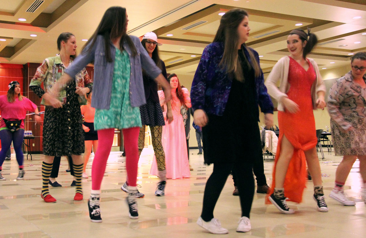 Events such as Tacky Prom, held for WSU's Living Learning Communities members, help students expand their education through shared experiences.