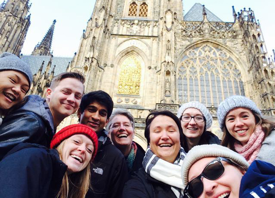 Students from WSU's Model United Nations group represented the university at a conference held in the Czech Republic.