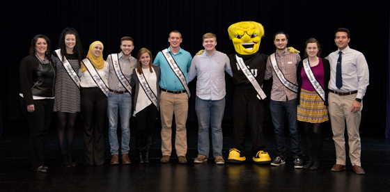 The winners of the 2016 Homecoming queen and king titles are Whitney Wilson and Tim Eichler.