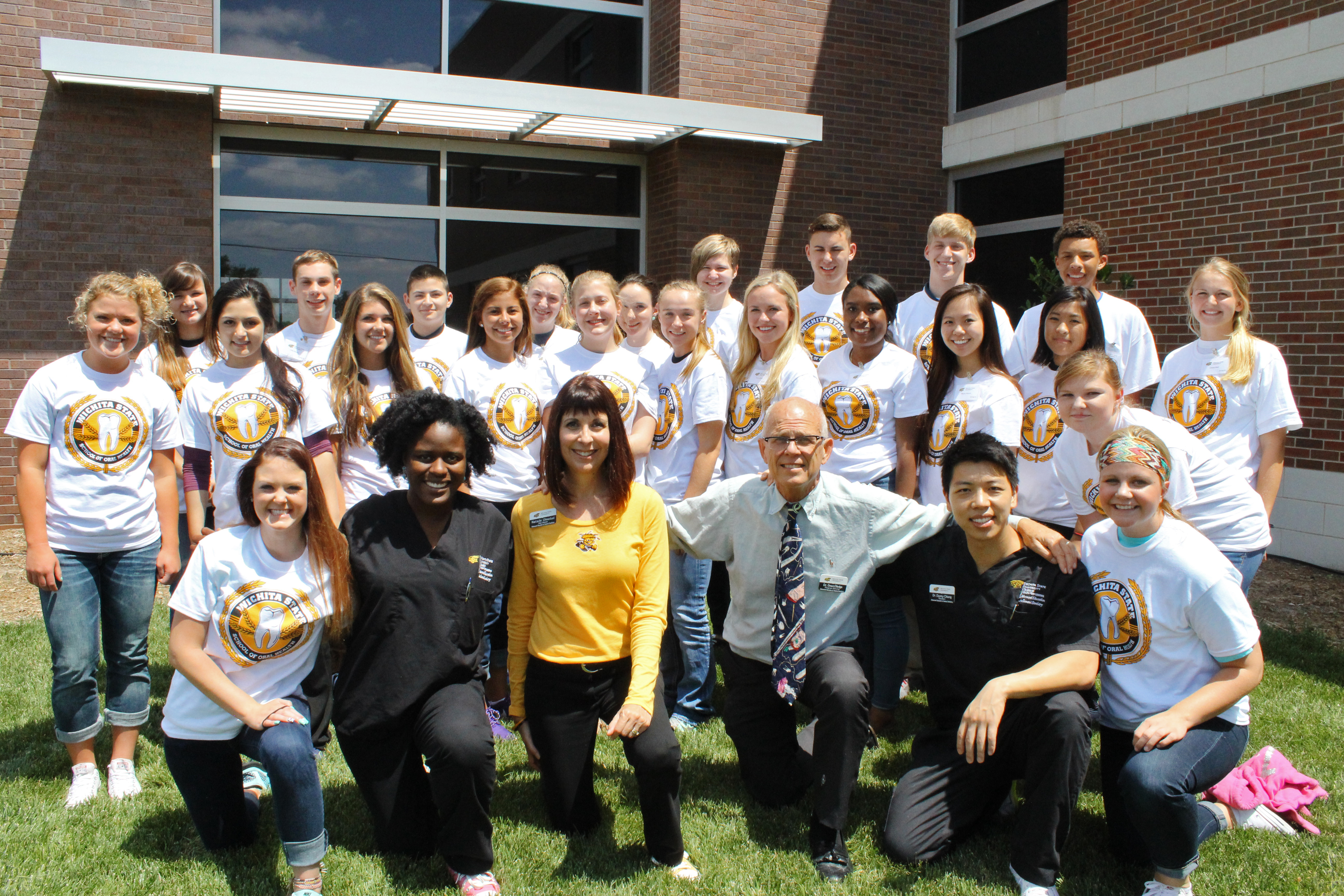 Prospective students are invited to participate in Dental Day, learning and practicing current dental techniques.